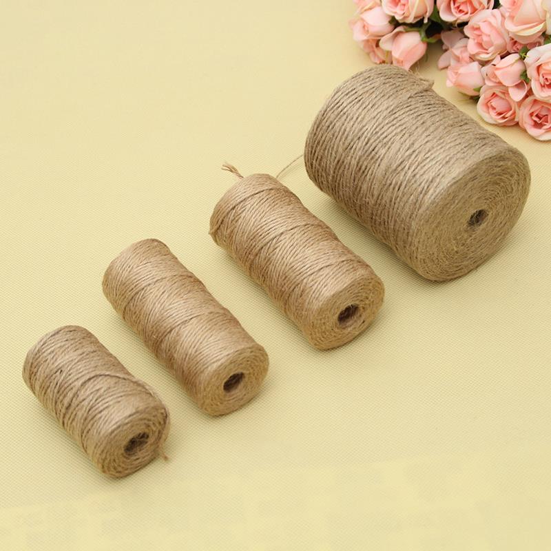 Twine Jute Natural - 30/50/300Meters Natural Vintage Jute Rope Cord