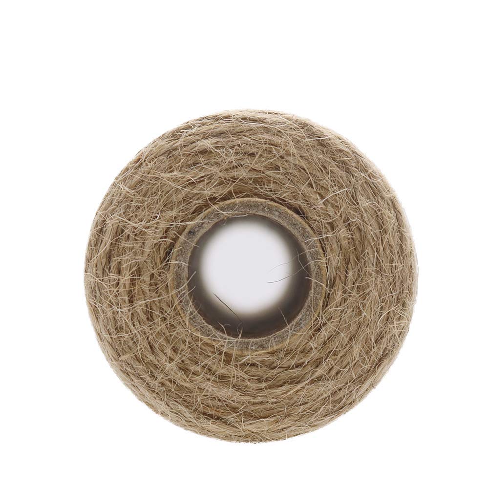 Twine Jute Natural - 2Pcs X 333 Feet 2Mm 3Ply