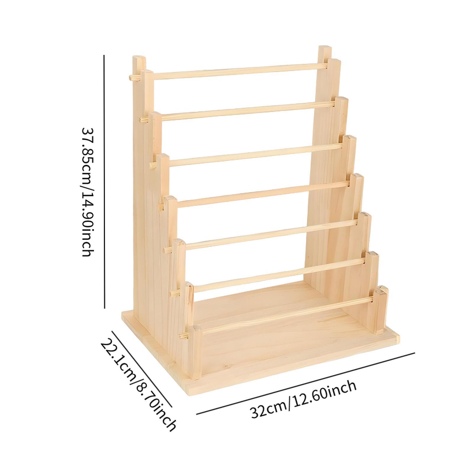 Florist Supply Shop - Wooden Ribbon Organizer Rack Bracelet Holder