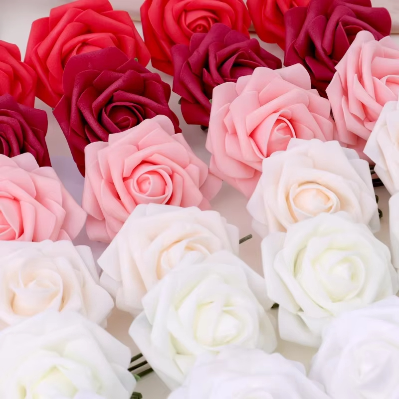 50/5PCS Artificial Foam Rose F - đánh giá và giá Florist Supply Bulk