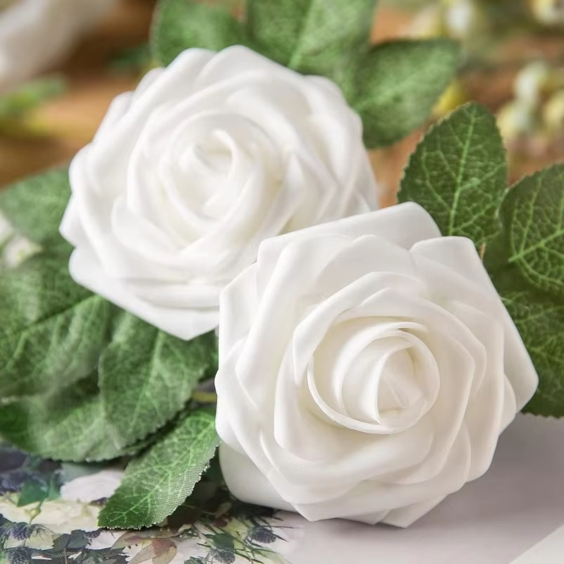 50/5PCS Artificial Foam Rose F - đánh giá và giá Florist Supply Bulk