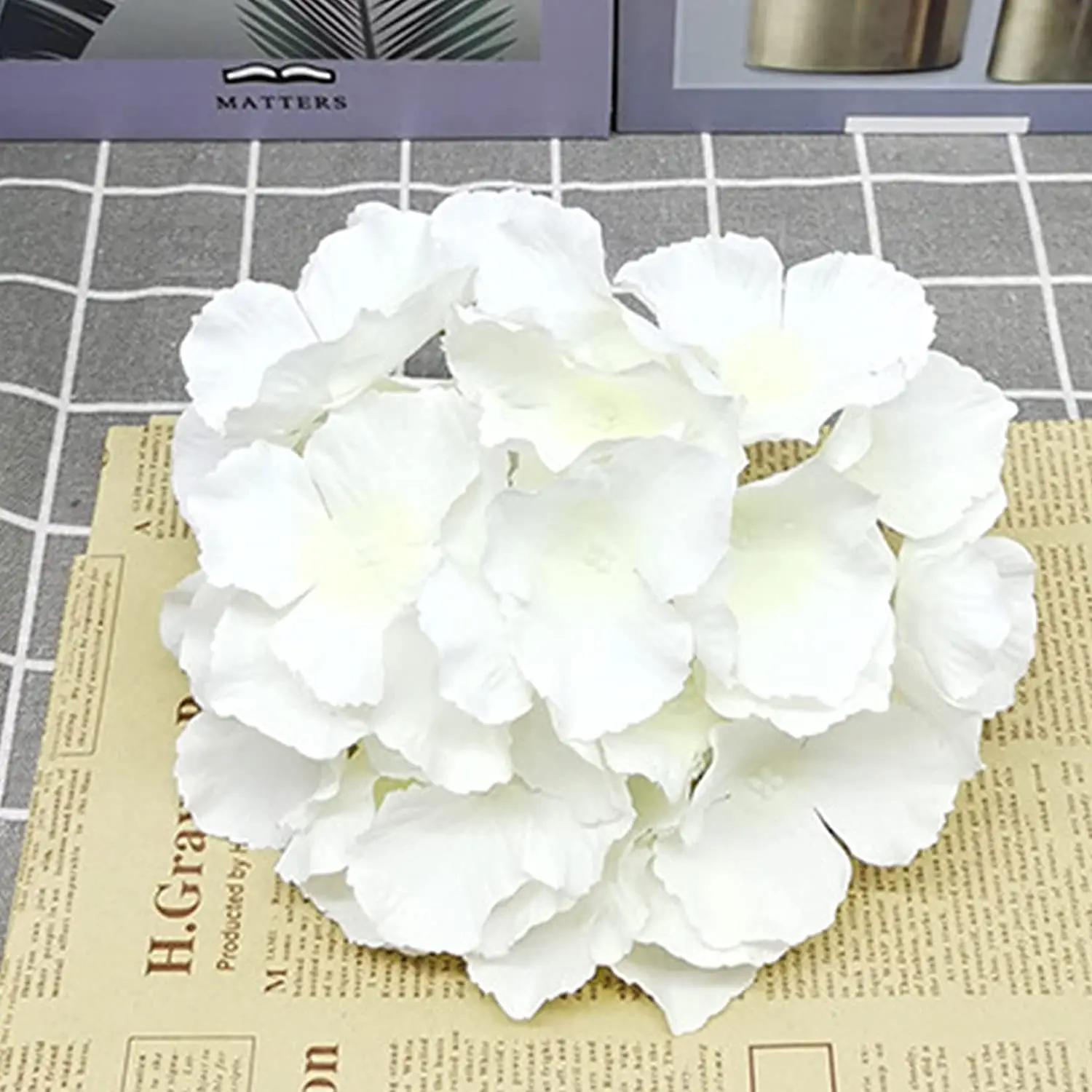 8 inch Big Silk Hydrangea Head - đánh giá và giá Florist Supply Bulk