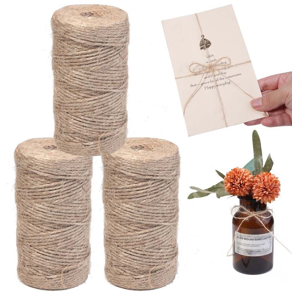 100Meters Natural Jute Cords S - đánh giá và giá Twine Jute Natural