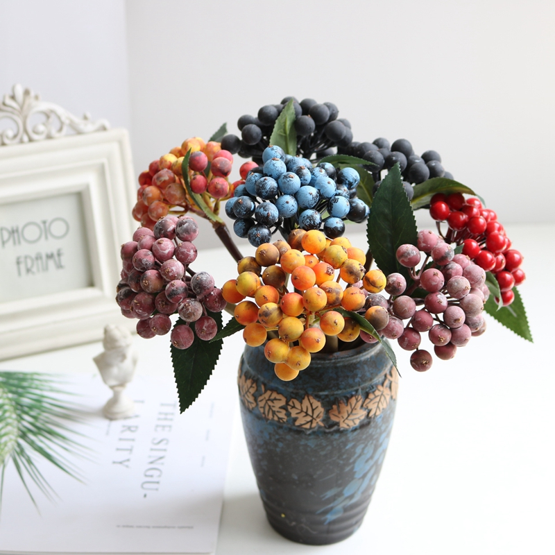 1Pcs Artificial Berry Stem Flo - đánh giá và giá Florist Supply Bulk