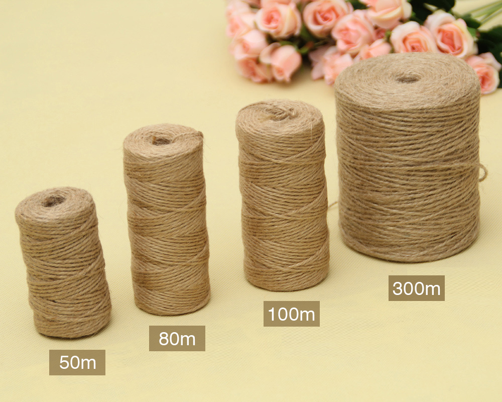 50/80/100 Mét Tự Nhiên Vintage - đánh giá và giá Twine Jute Natural