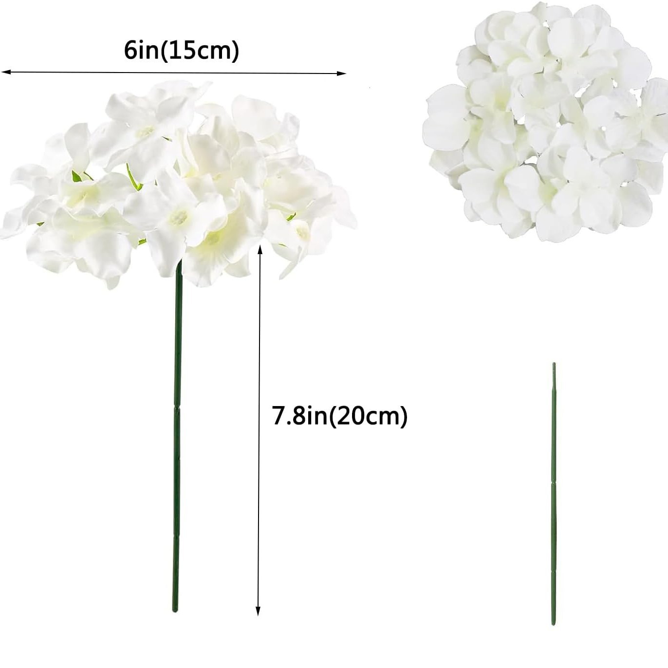 20 Artificial Hydrangea Flower - đánh giá và giá Florist Supply Bulk