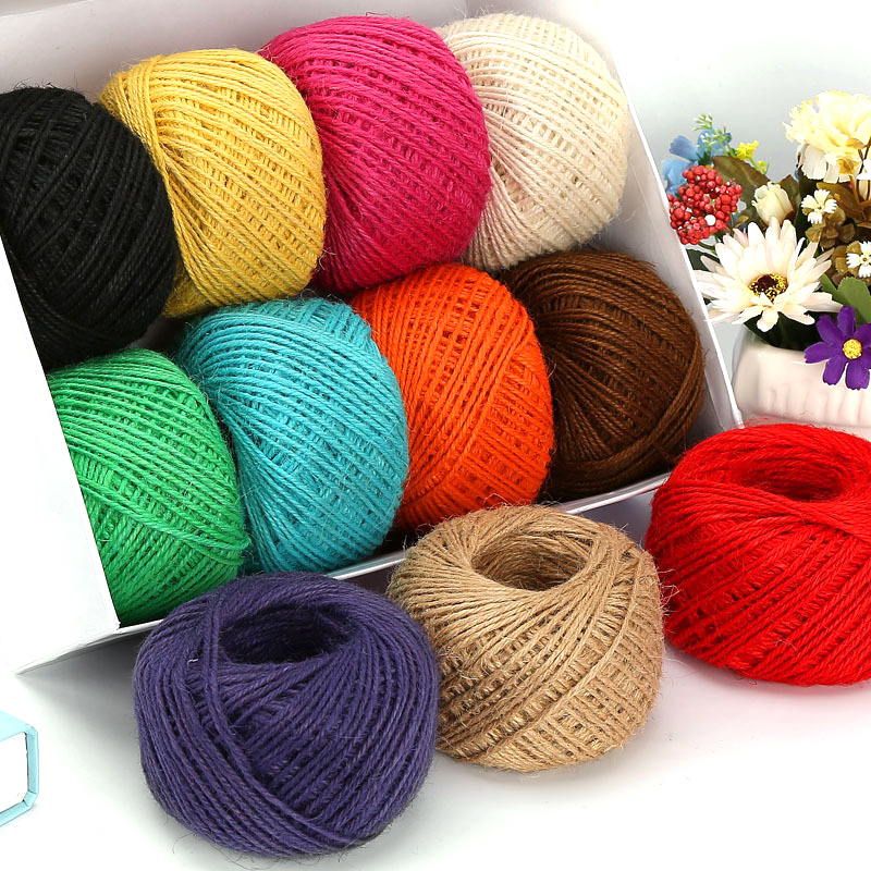 DIY Natural 2mm 50M/Roll Color - đánh giá và giá Twine Jute Natural
