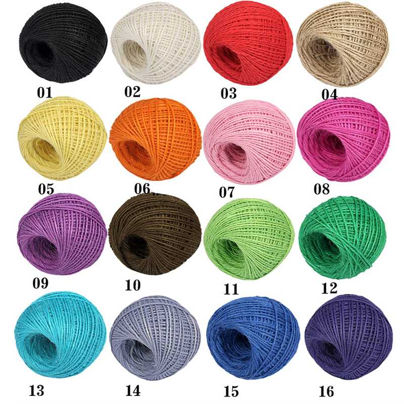 DIY Natural 2mm 50M/Roll Color - đánh giá và giá Twine Jute Natural