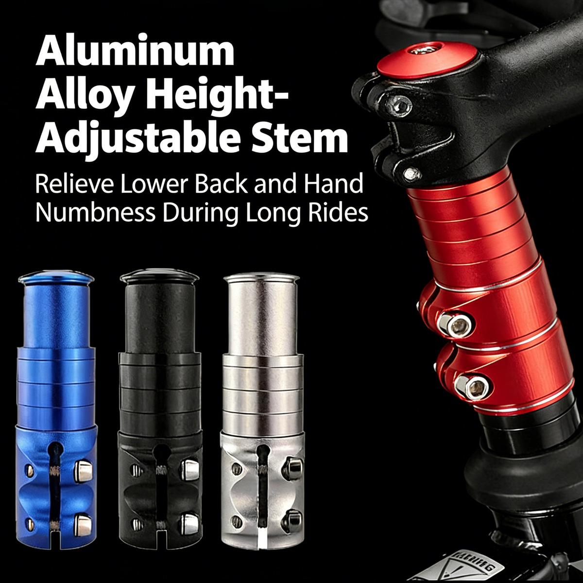 1pc Bicycle Stem Riser Head Tu - đánh giá và giá Stem Extender Tube