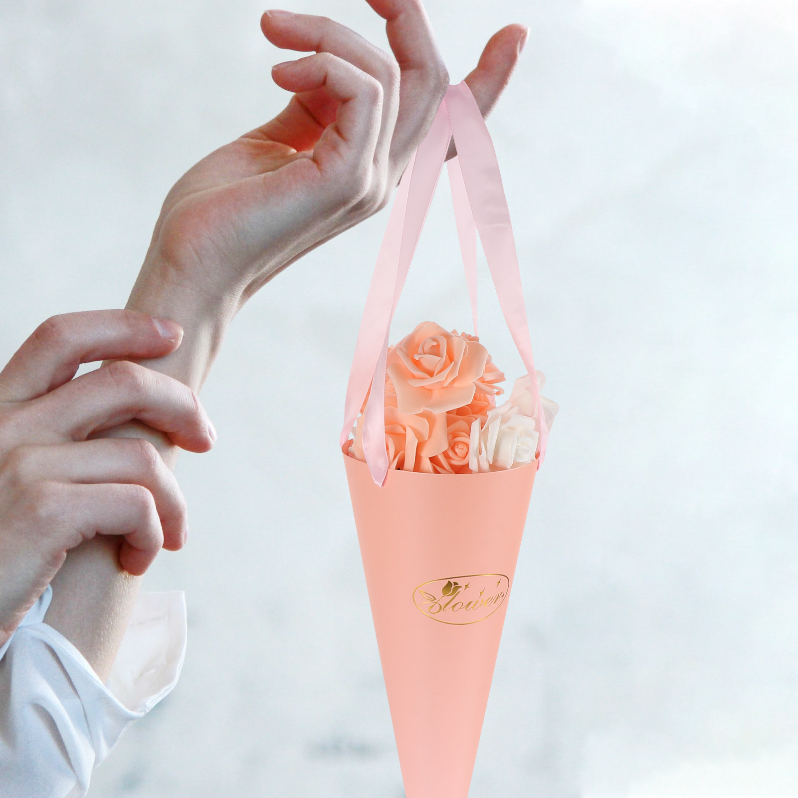 6Pcs Flower Bouquet Bags Chic  - đánh giá và giá Florist Supply Shop