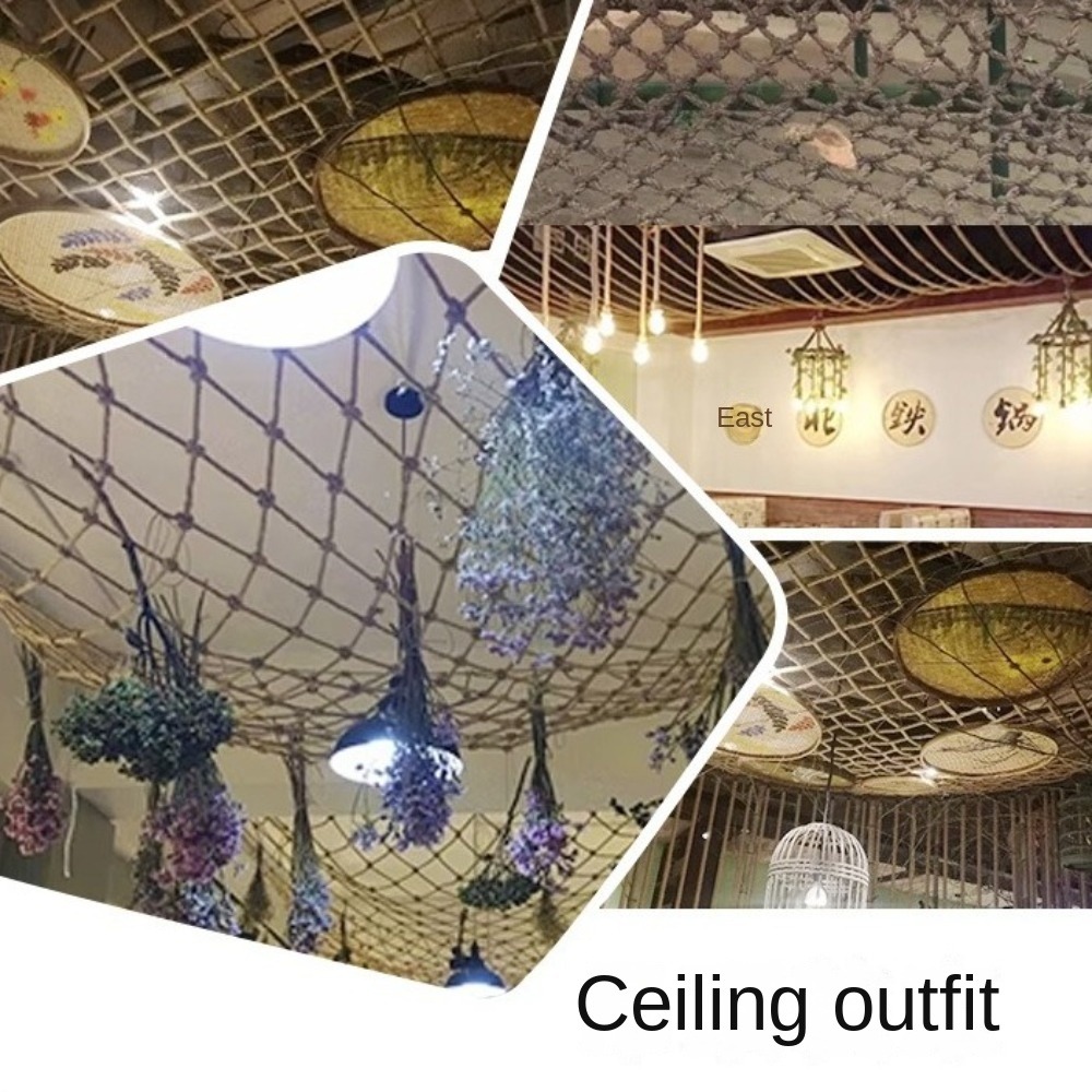 Hemp Rope Climbing Net Nature  - đánh giá và giá Twine Jute Natural
